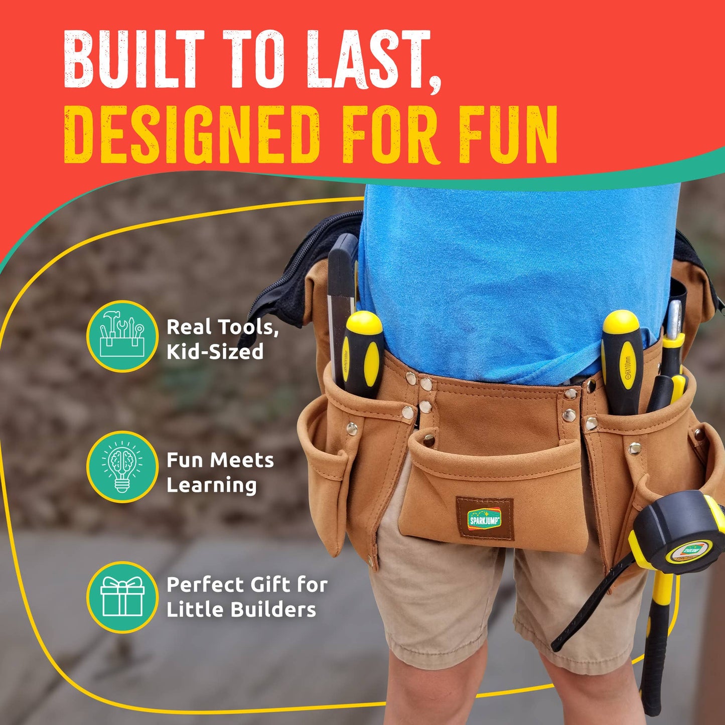 Kids Deluxe Tool Set (SparkJump)