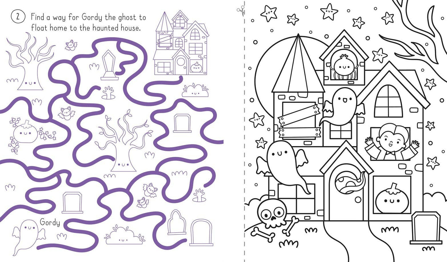 Cute Halloween Window Art: Usborne