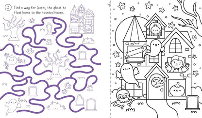 Cute Halloween Window Art: Usborne