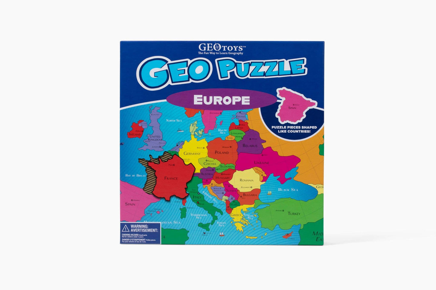 Europe GeoPuzzle - 58 pieces