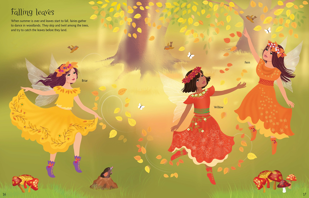 Dancing Fairies - Sticker Dolly Dressing