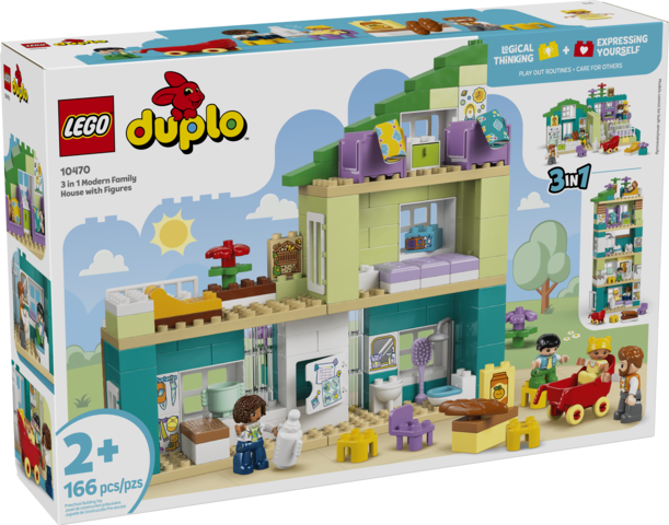 LEGO 3-In-1 Modern Family House (With Figures)