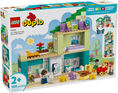 LEGO 3-In-1 Modern Family House (With Figures)