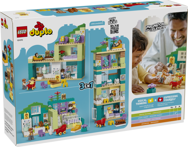 LEGO 3-In-1 Modern Family House (With Figures)