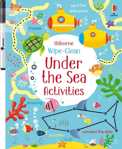 Wipe-Clean Under the Sea Activities : Usborne