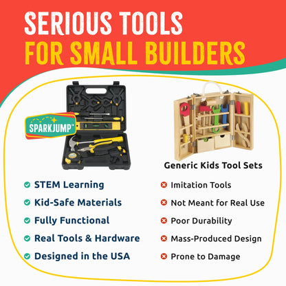 Kids Deluxe Tool Set (SparkJump)