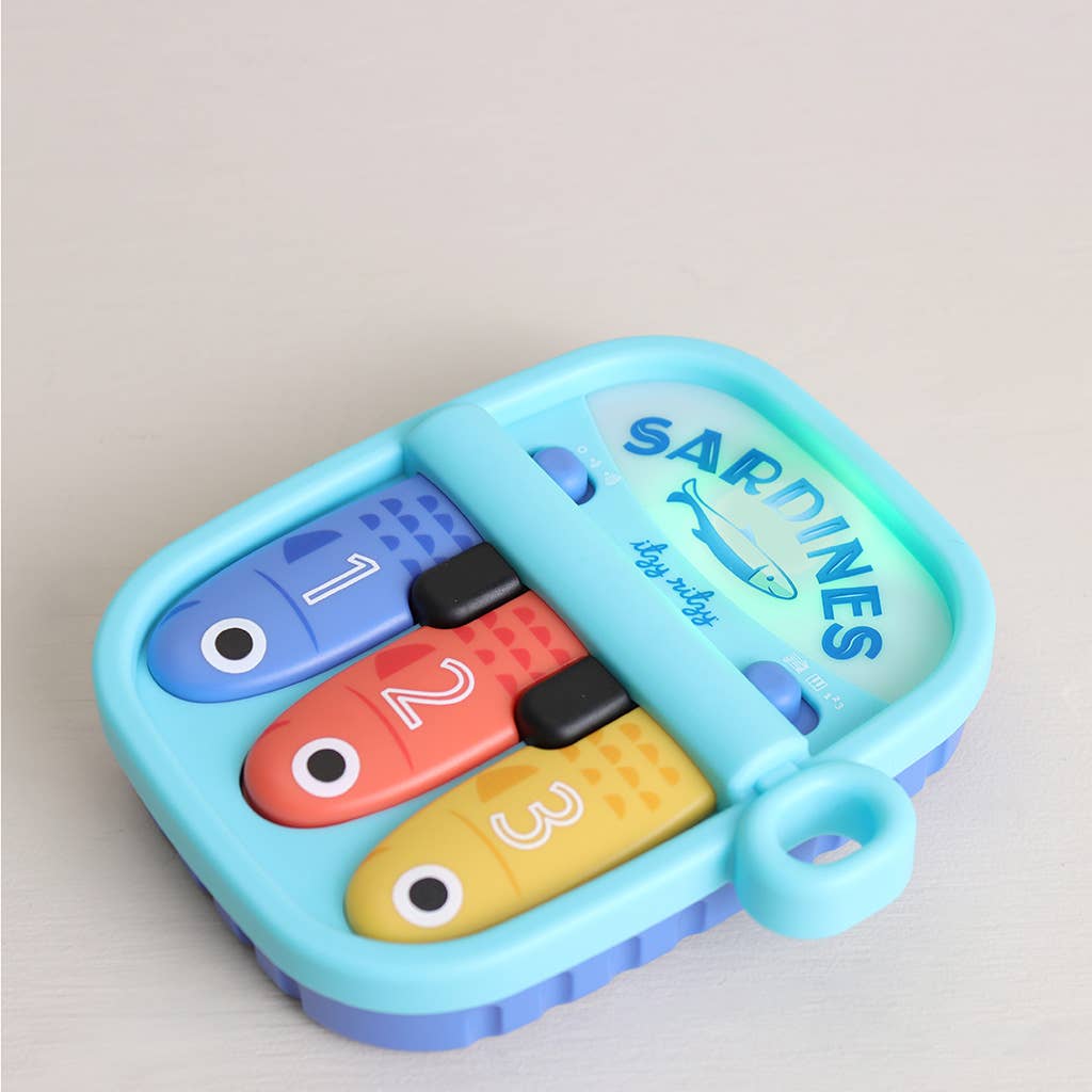 Bitzy Tunes™ Sardines - Light-up Interactive Piano Toy