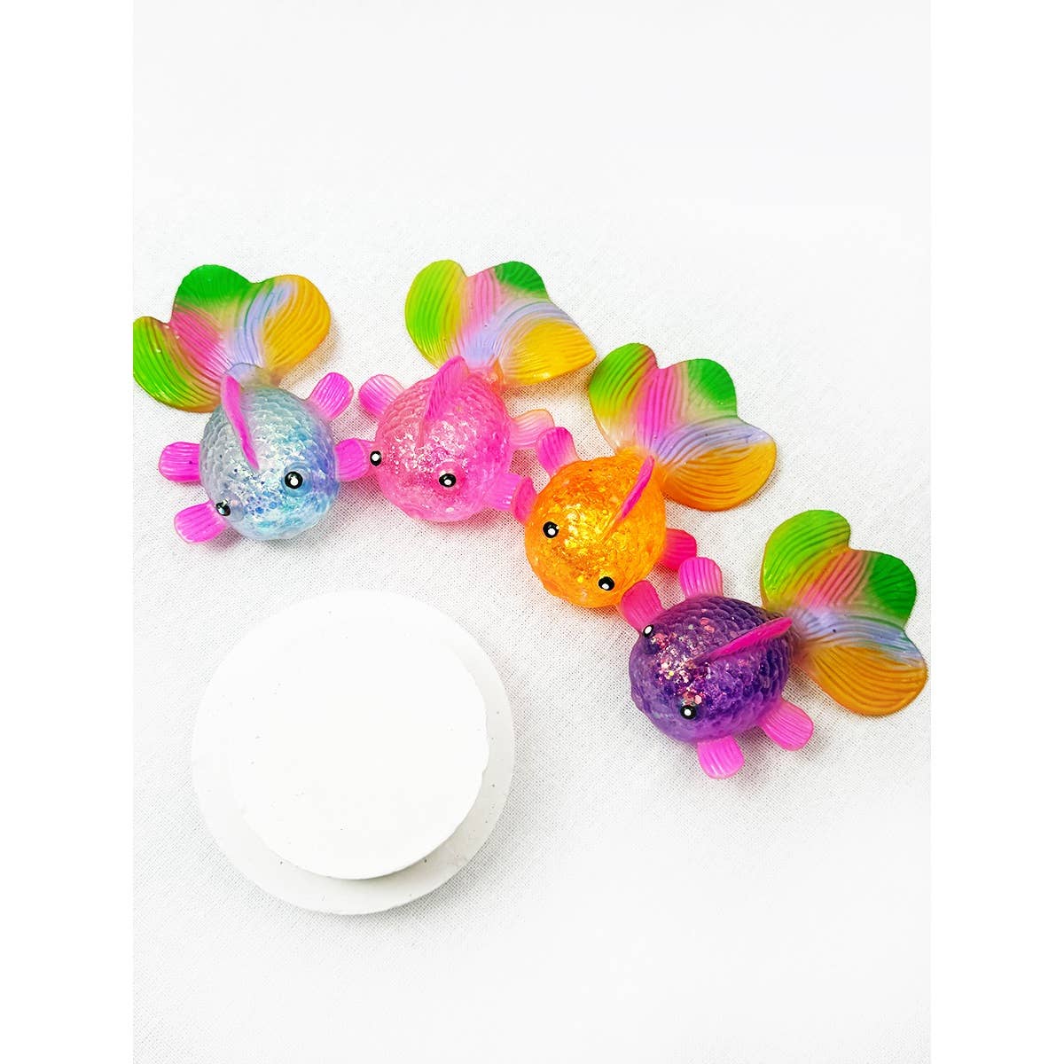 Gradient Color Maltose Gold Fish Squishy