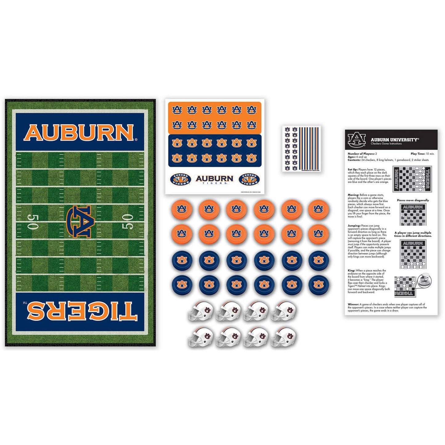 Auburn Tigers Checkers