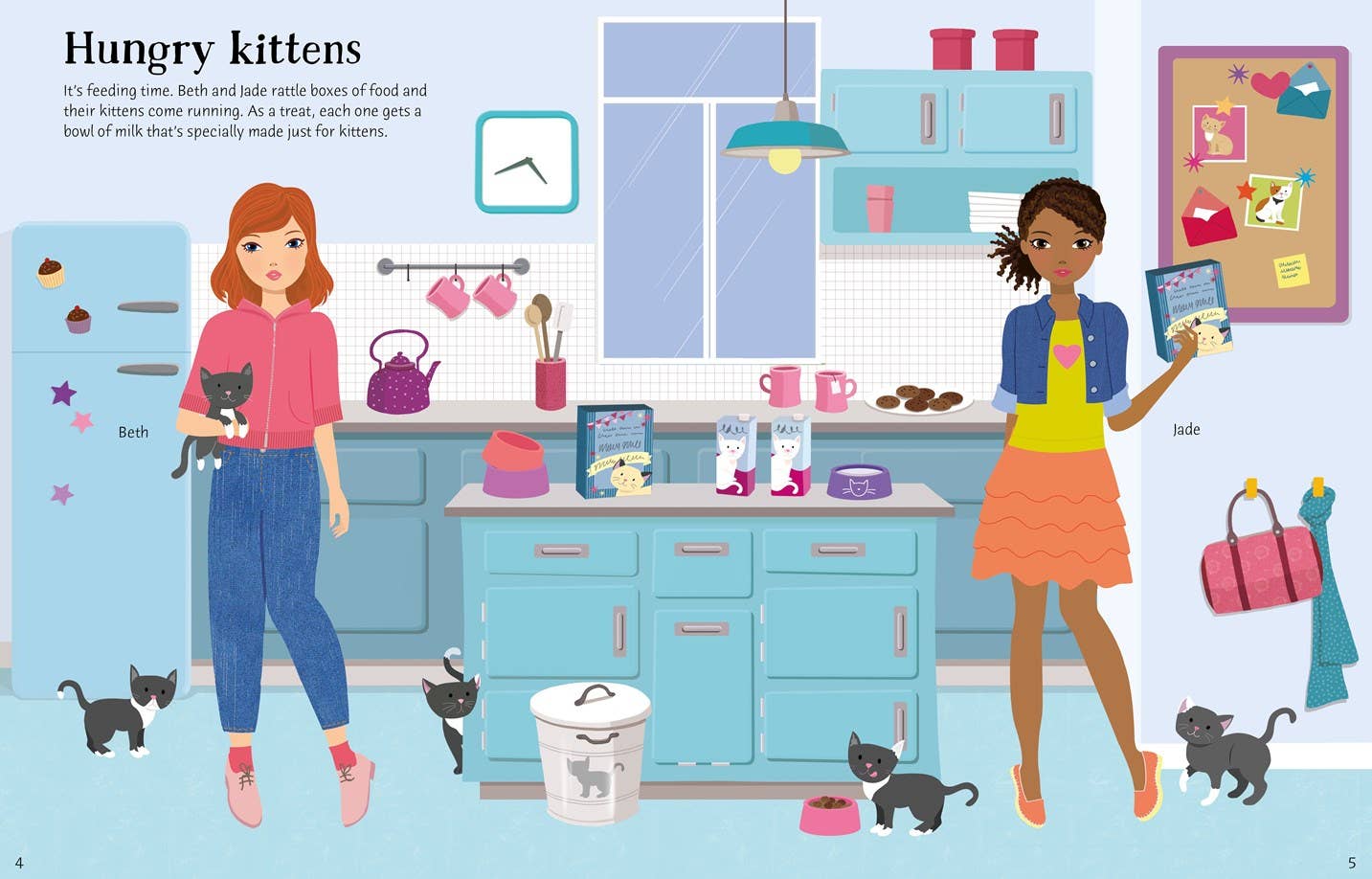 Sticker Dolly Dressing Cats and Kittens: Usborne