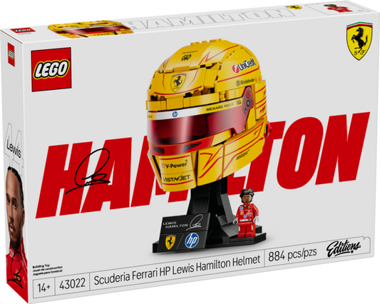 LEGO Editions Scuderia Ferrari HP Lewis Hamilton Helmet