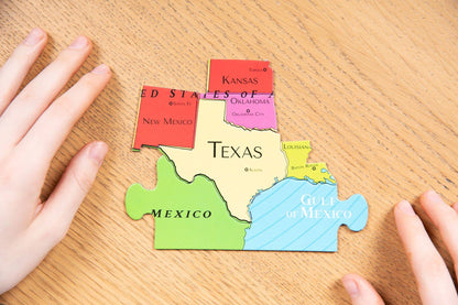 USA + Canada GeoPuzzle - 69 pieces