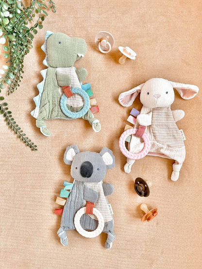 Bitzy Crinkle - Sensory Toy with Teether