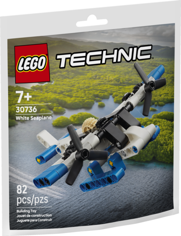White Seaplane (LEGO Technic pouch)