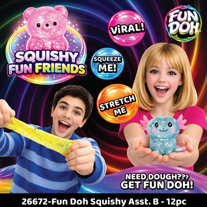 Fun Doh Squishy Gummy Fun Friends