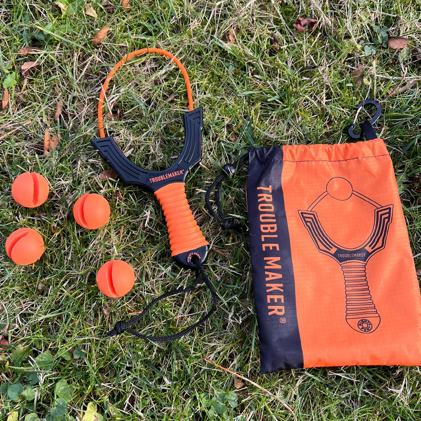 Orange Trouble Maker Slingshot