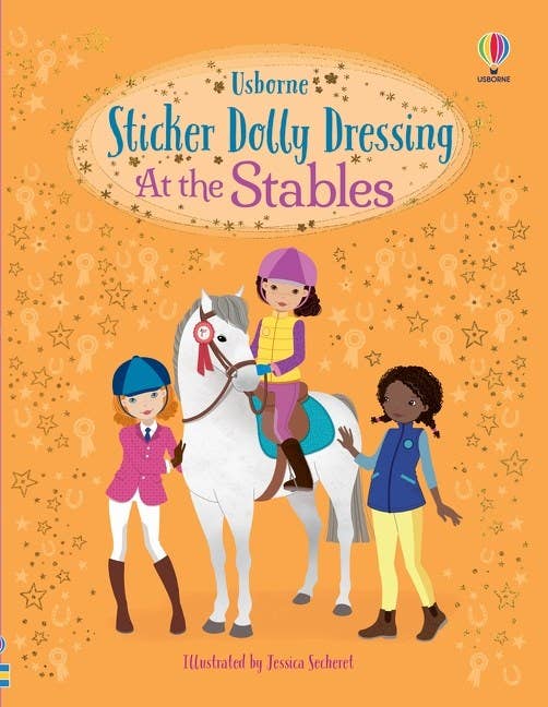 Sticker Dolly Dressing At the Stables: Usborne