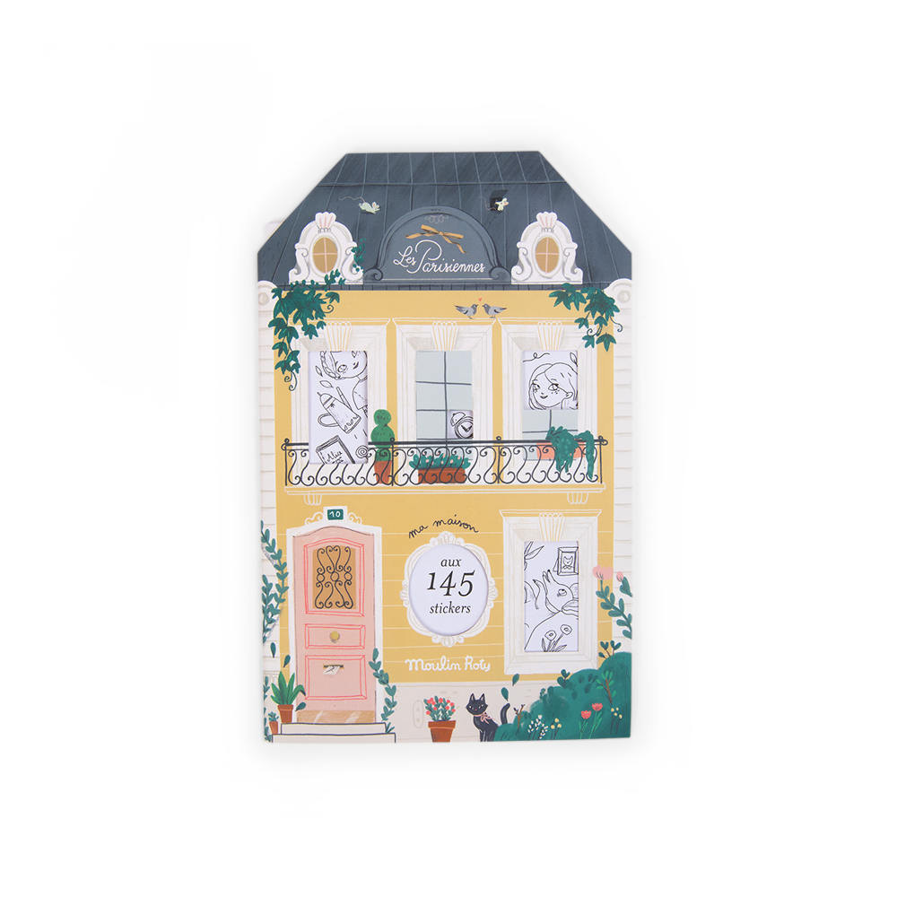 Les Parisiennes Coloring Books + 145 Stickers