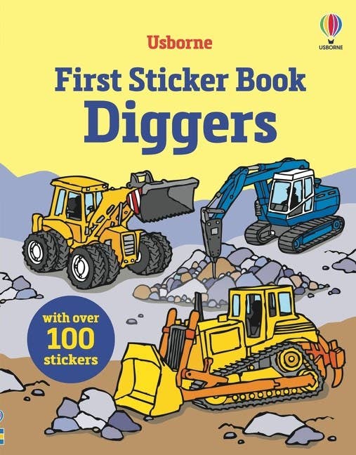 First Sticker Book Diggers : Usborne