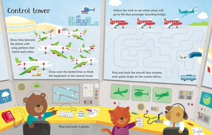 Wipe-Clean Airport Activities : Usborne