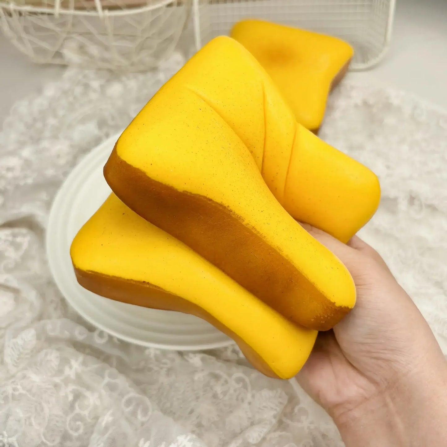 Slow Rising Toast Bread Squishy Toy