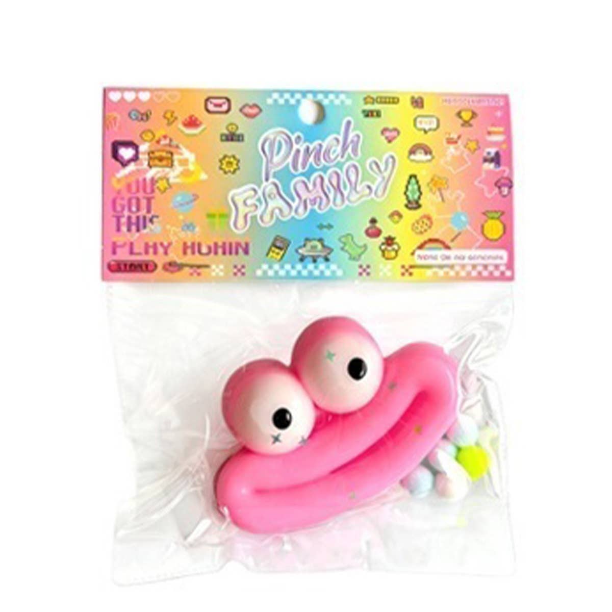 Froggy Face Pinch Squishy Toy