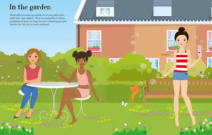 Sticker Dolly Dressing Cats and Kittens: Usborne