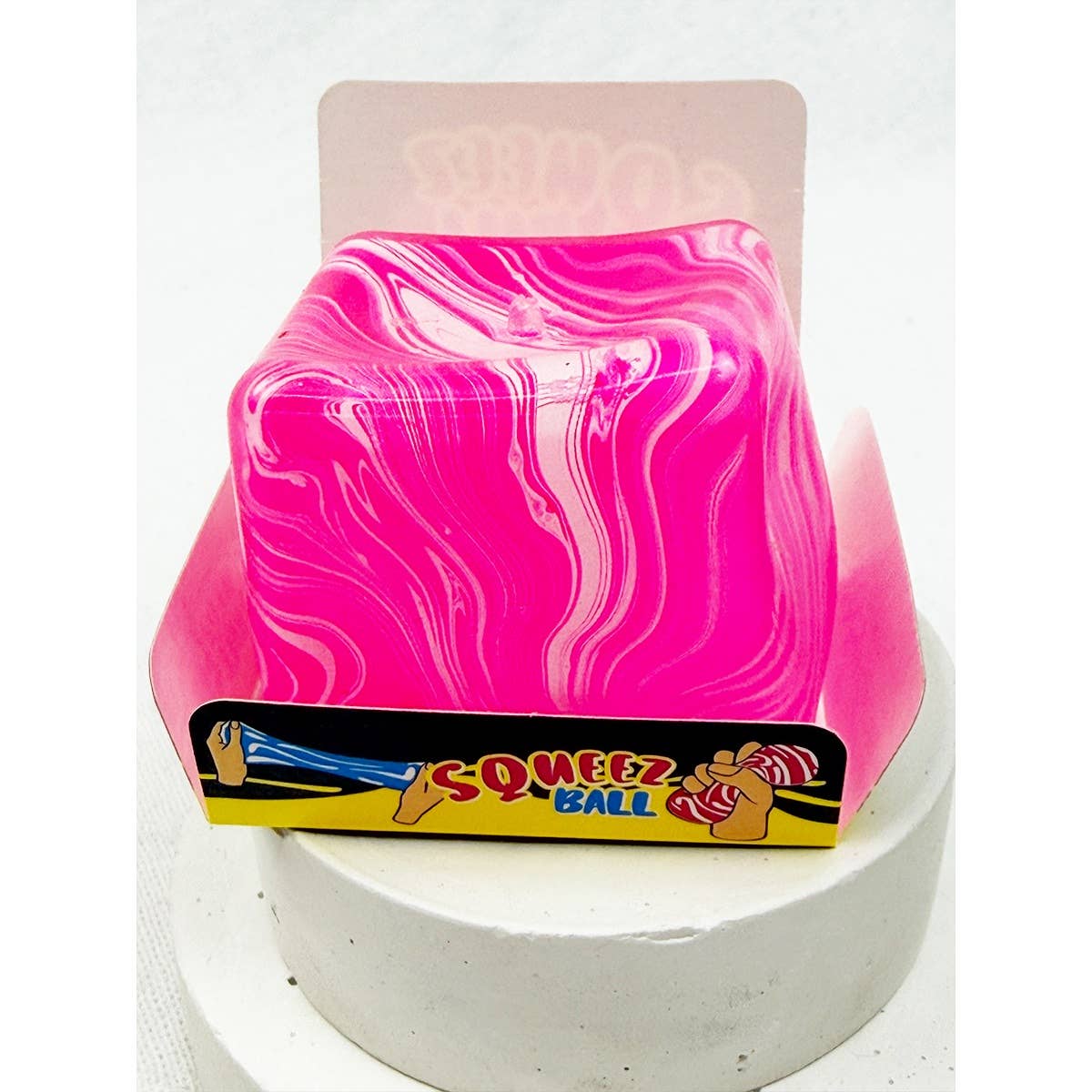 Fluid Pattern Squeeze Cube