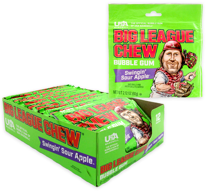 Big League Chew Swingin Sour Apple