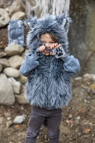 Big Bad Wolf Vest with Gloves (Size 3-4)