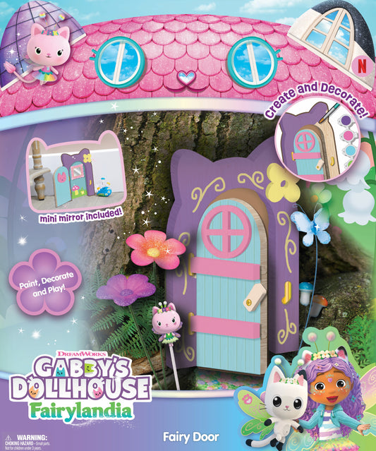 Gabby's Dollhouse Kitty Fairy Door