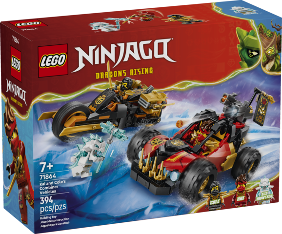 LEGO® NINJAGO® Kai and Cole's Combiner Vehicles
