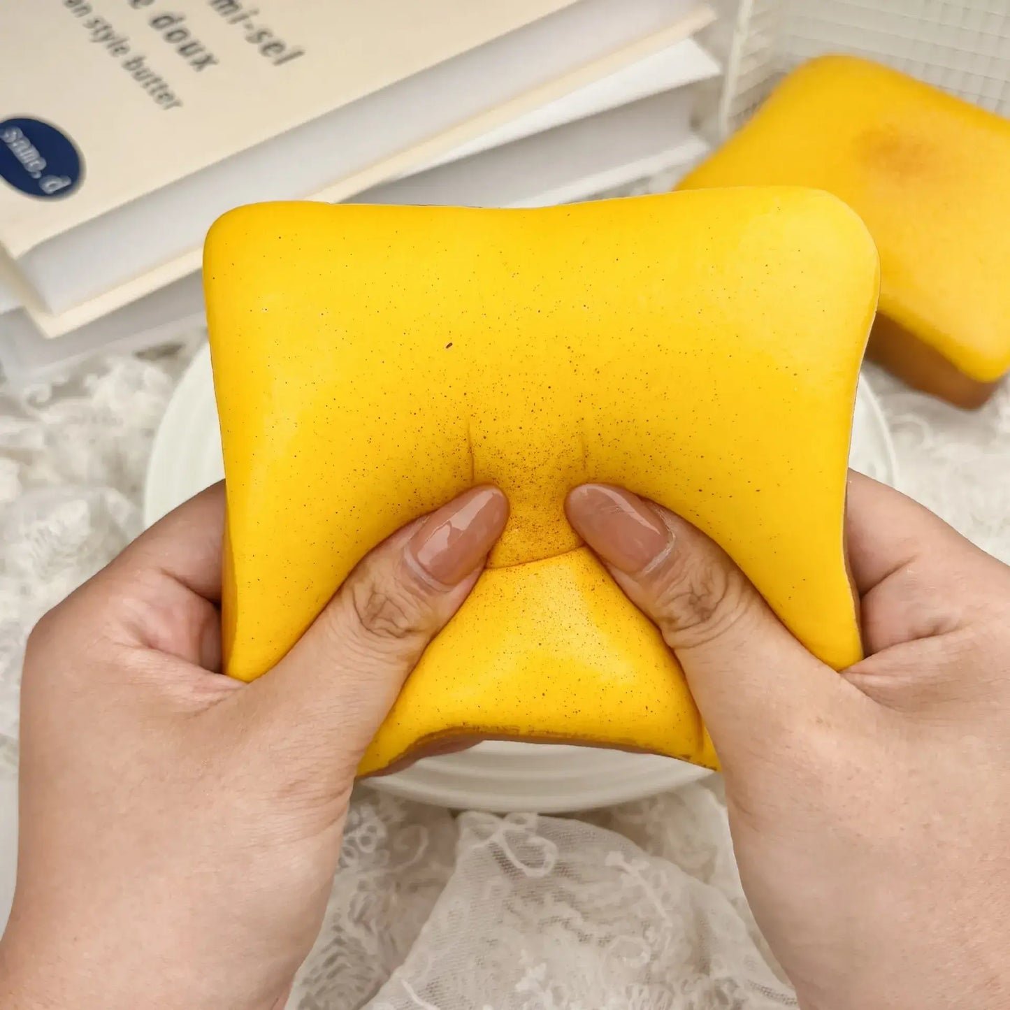 Slow Rising Toast Bread Squishy Toy