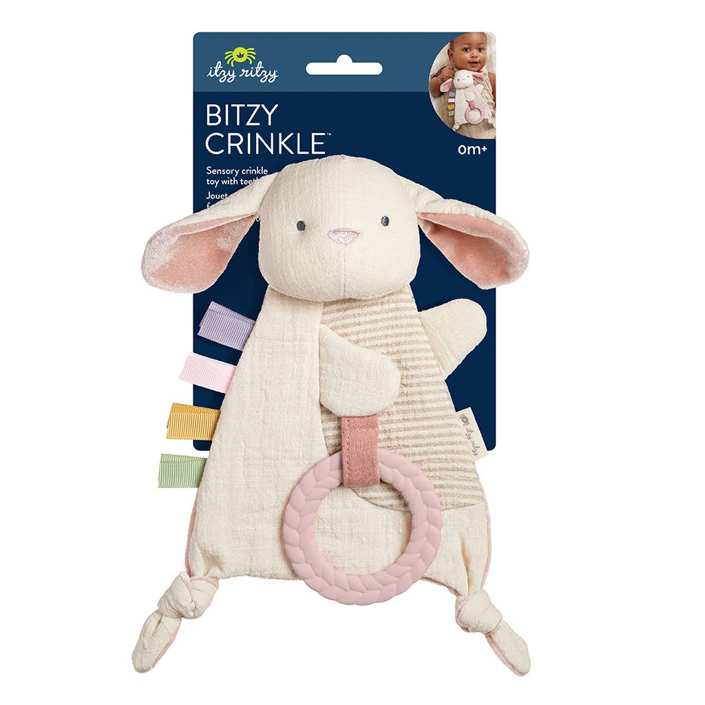 Bitzy Crinkle - Sensory Toy with Teether