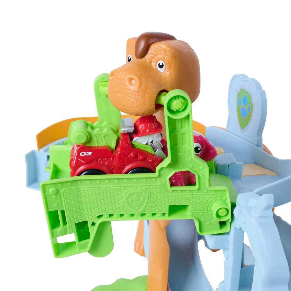 Lift & Race Dino Playset with 10in Brachiosaurus (PAW Patrol: The Dino Movie)