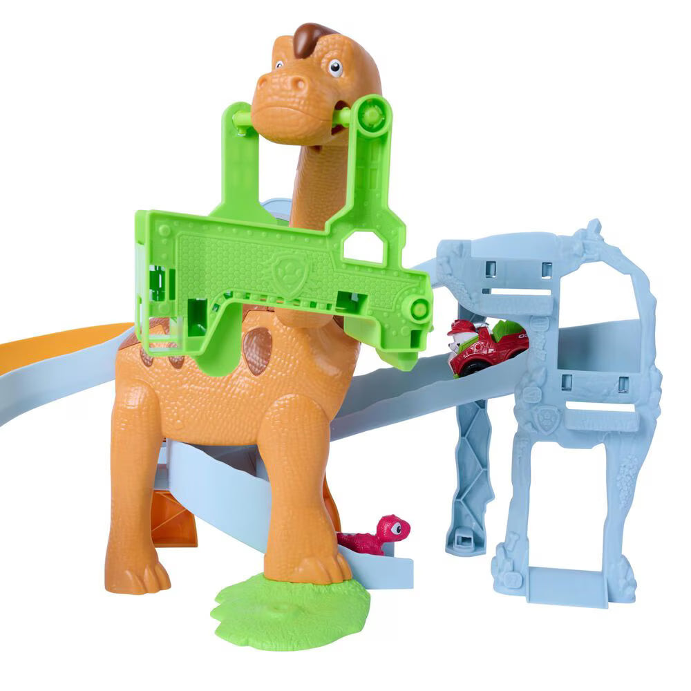 Lift & Race Dino Playset with 10in Brachiosaurus (PAW Patrol: The Dino Movie)