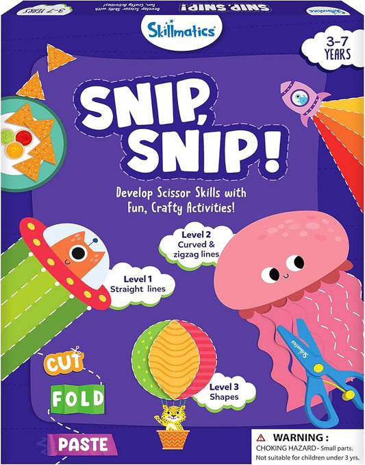 Snip Snip Scissor Skills Activities (Skillmatics)