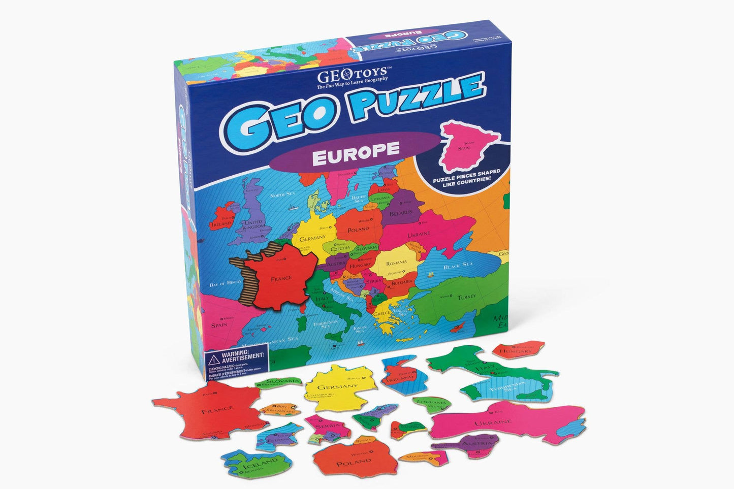 Europe GeoPuzzle - 58 pieces