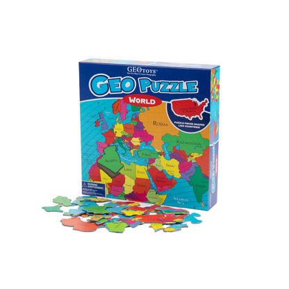 World GeoPuzzle - 68 pieces