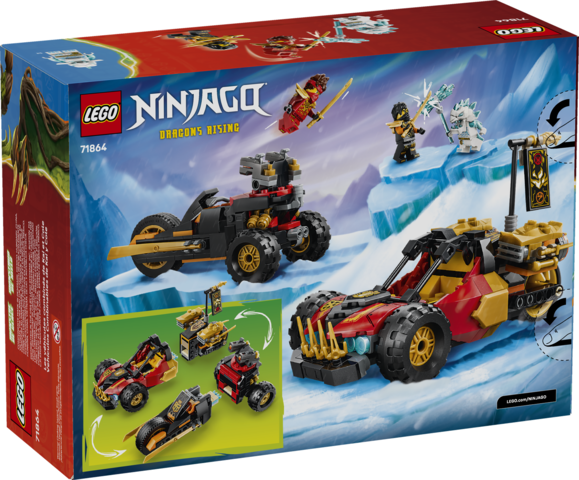 LEGO® NINJAGO® Kai and Cole's Combiner Vehicles