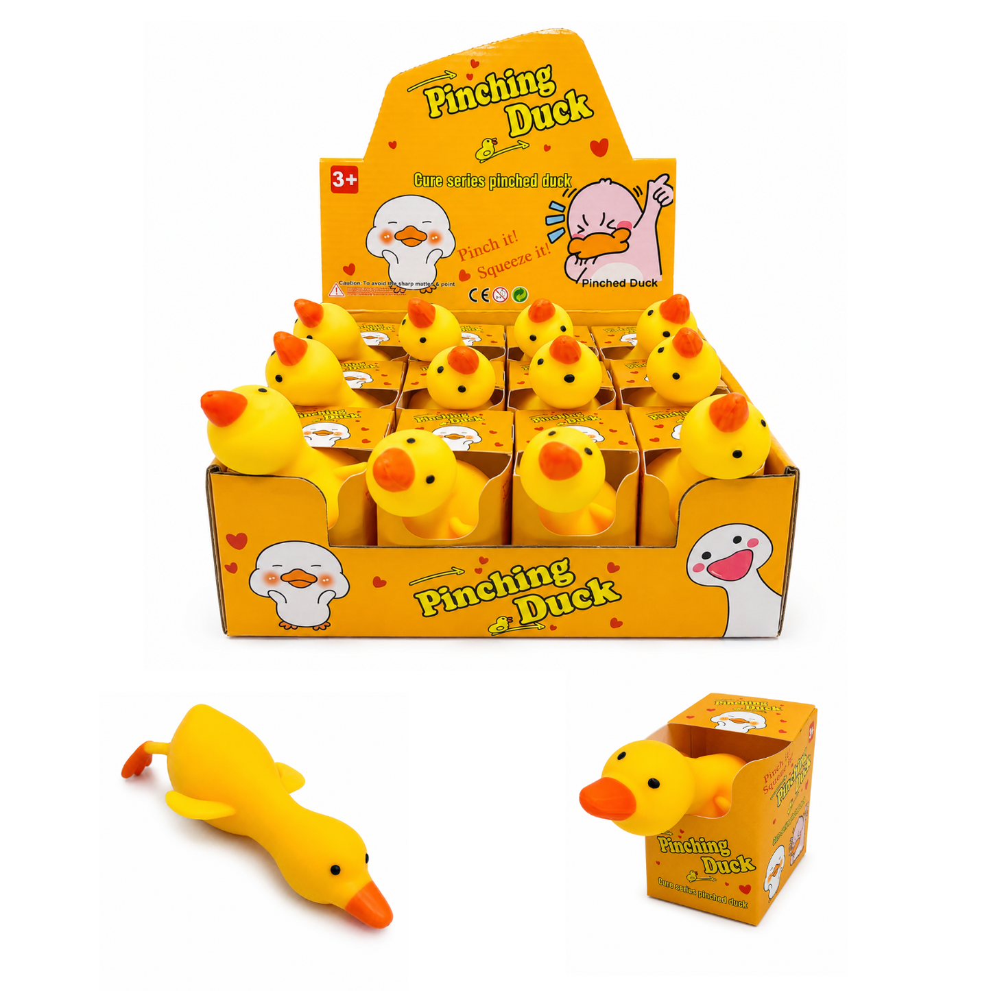 Pinching Duck Squishy Toy