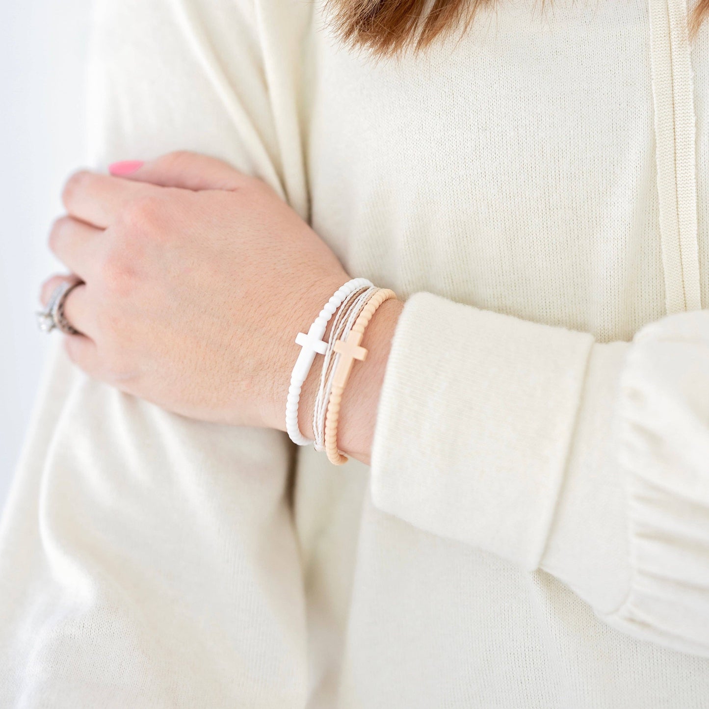 Single Jesus Loop Bracelet