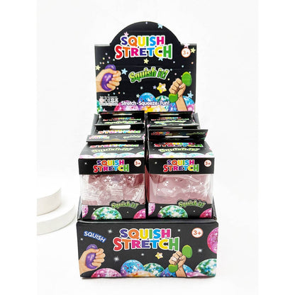Ocean Glitter Sensory Jelly Cube Squishy Fidget Toy