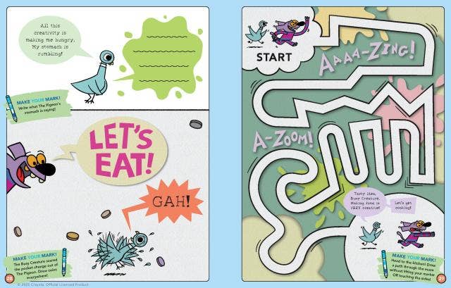 The Pigeon, Elephant and Piggie Activity Book