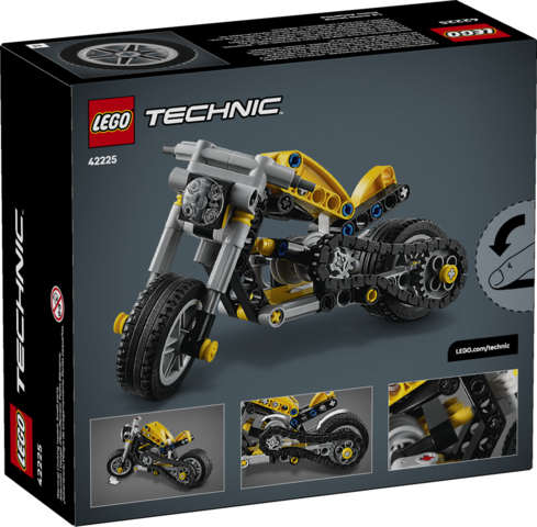 LEGO Technic: Yellow Motorcycle