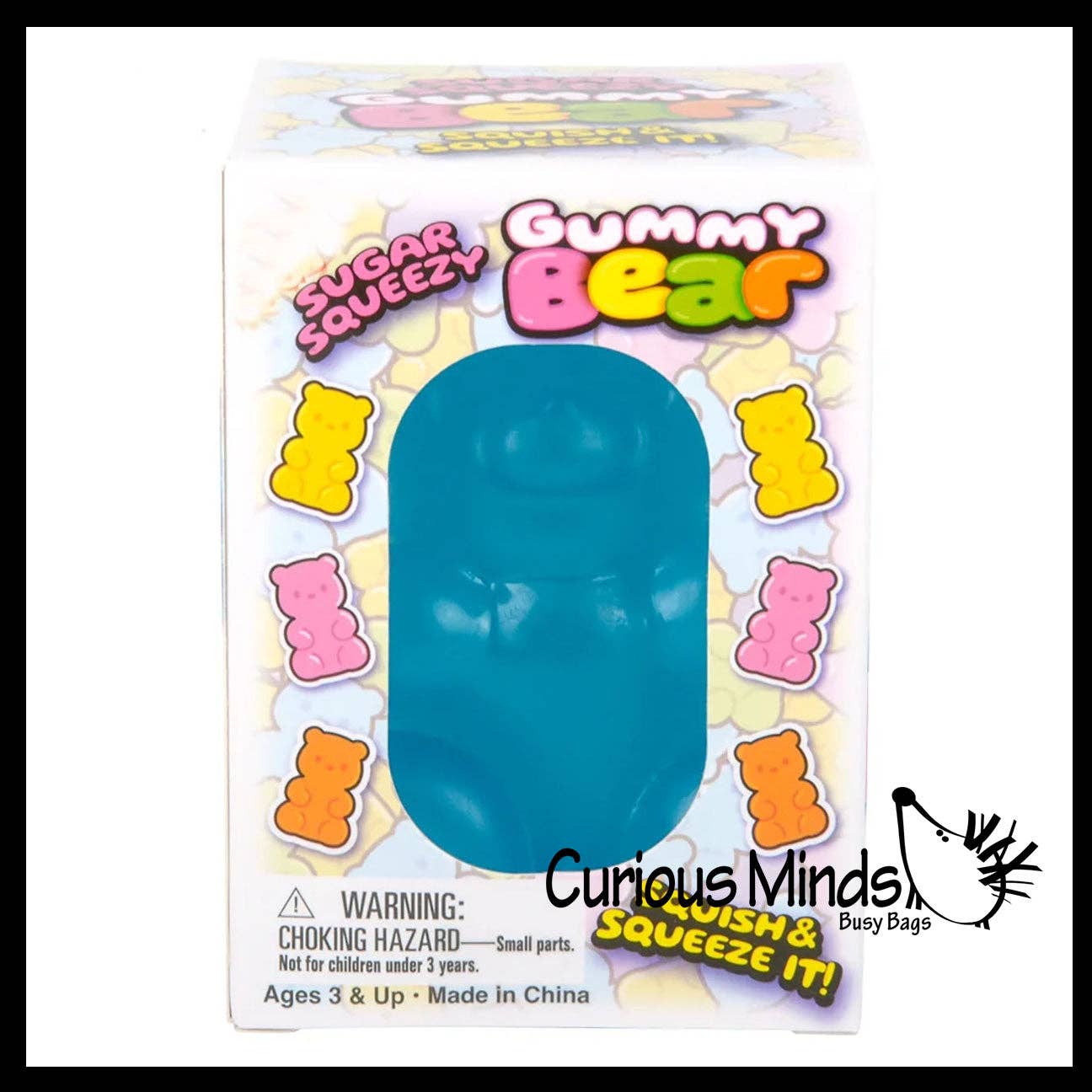 Large 4" Gummy Bear Shaped Ball