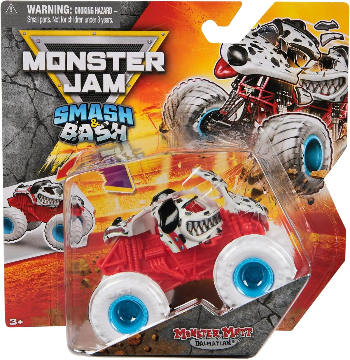 Monster Jam Smash & Bash 1:64 Scale Toy Truck Vehicle