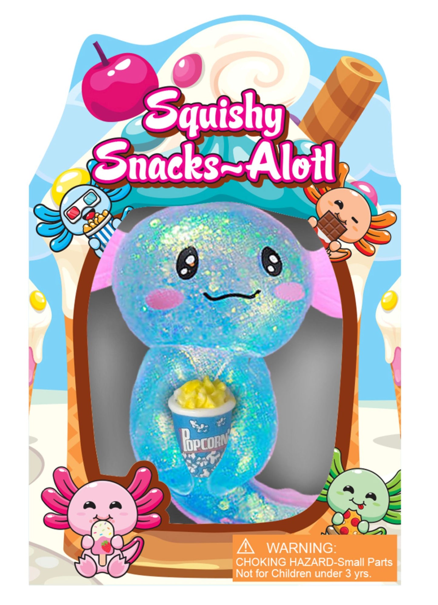 Squishy Snacks-Alotl (Axolotl)
