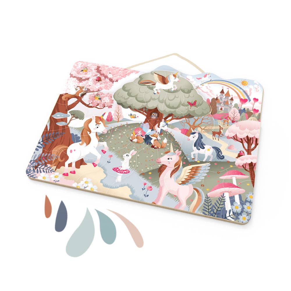 Unicorn Magnetic Puzzle 48-piece (Speedy Monkey)