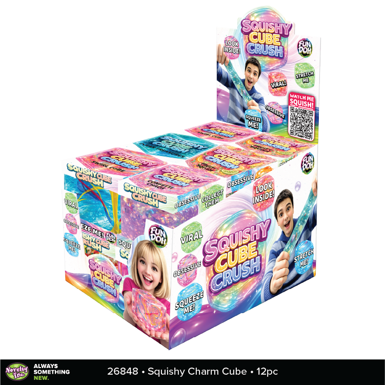 Fun Doh Squishy Charm Cube